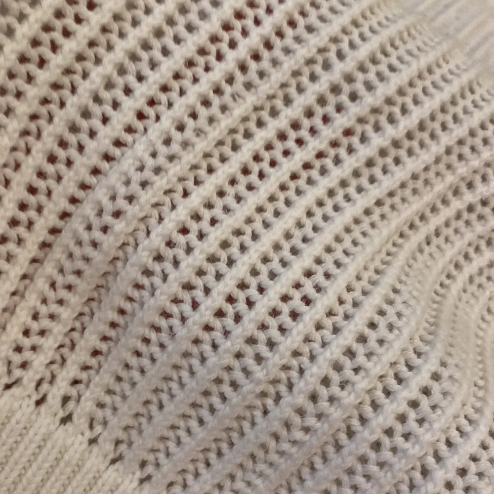 Joie White Cream Knit Crew Neck Sweater. Size S